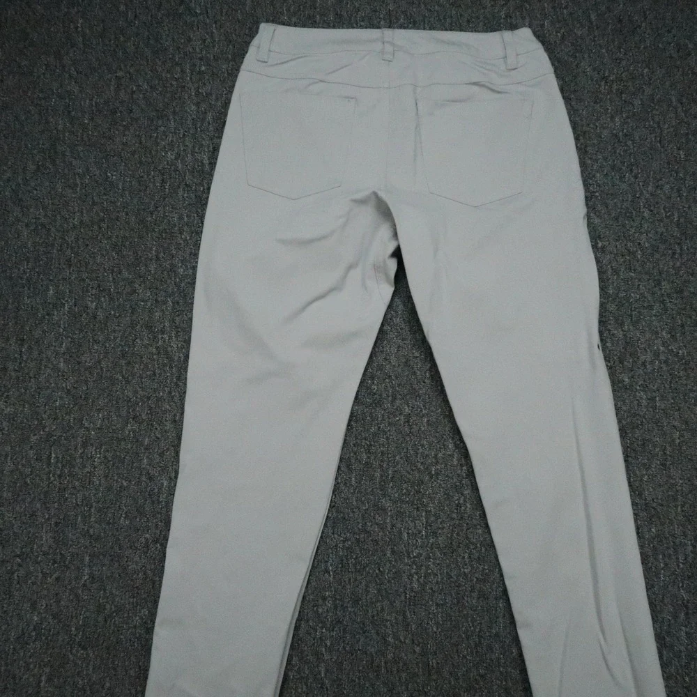 BYLT Basics Pants Mens 33x29 Gray Everyday Straight Zip Pocket Stretch Golf